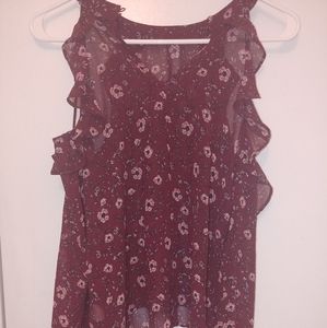 A see through blouse